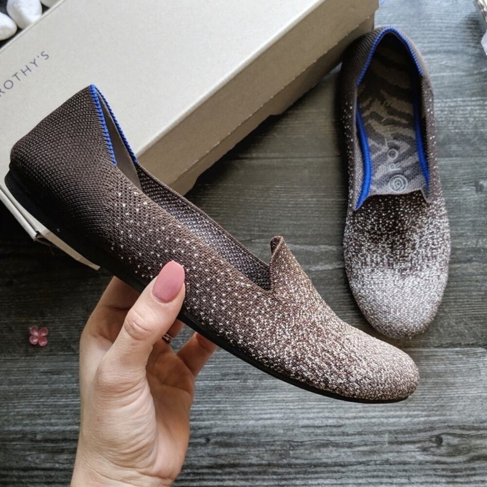 Rothy's the loafers twilight metallic ombré woman flat shoes